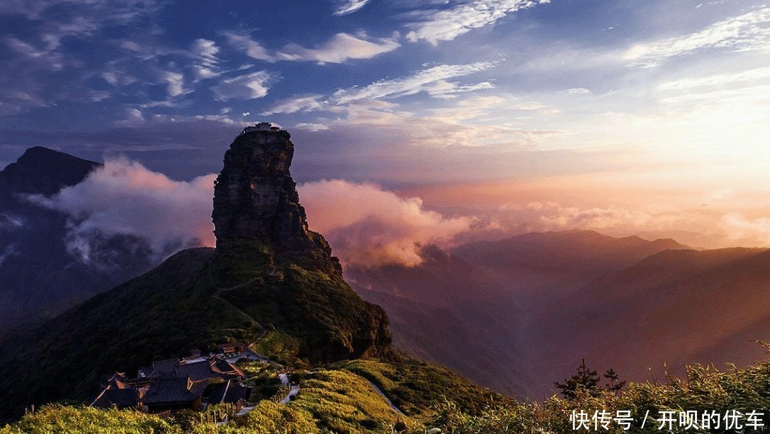 索道|梵净山索道又长又快，穿越云海，山泉清澈见底