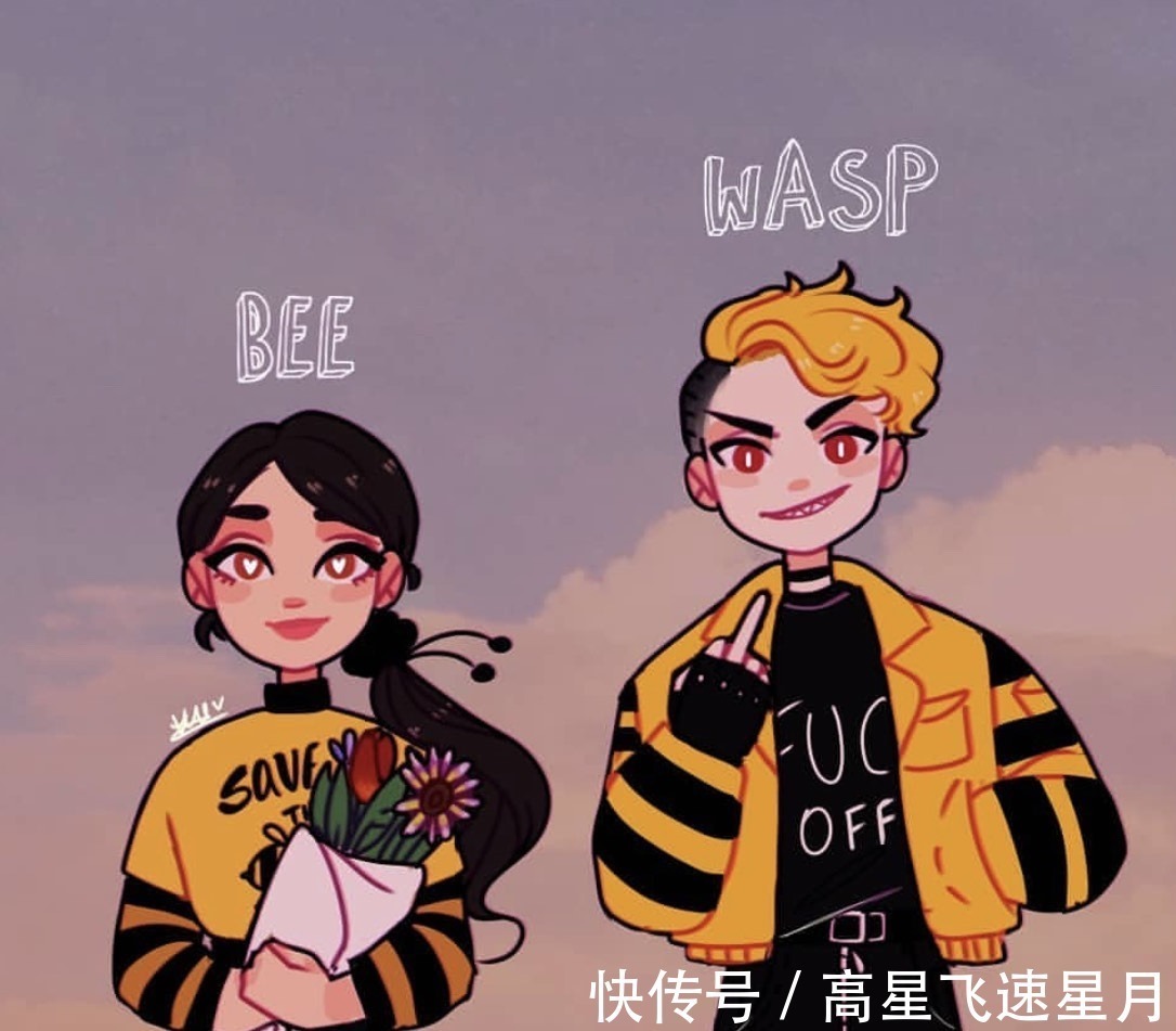 雪碧|国外画师眼中的“汽水拟人化”,芬达无敌美少女,可乐CP真养眼