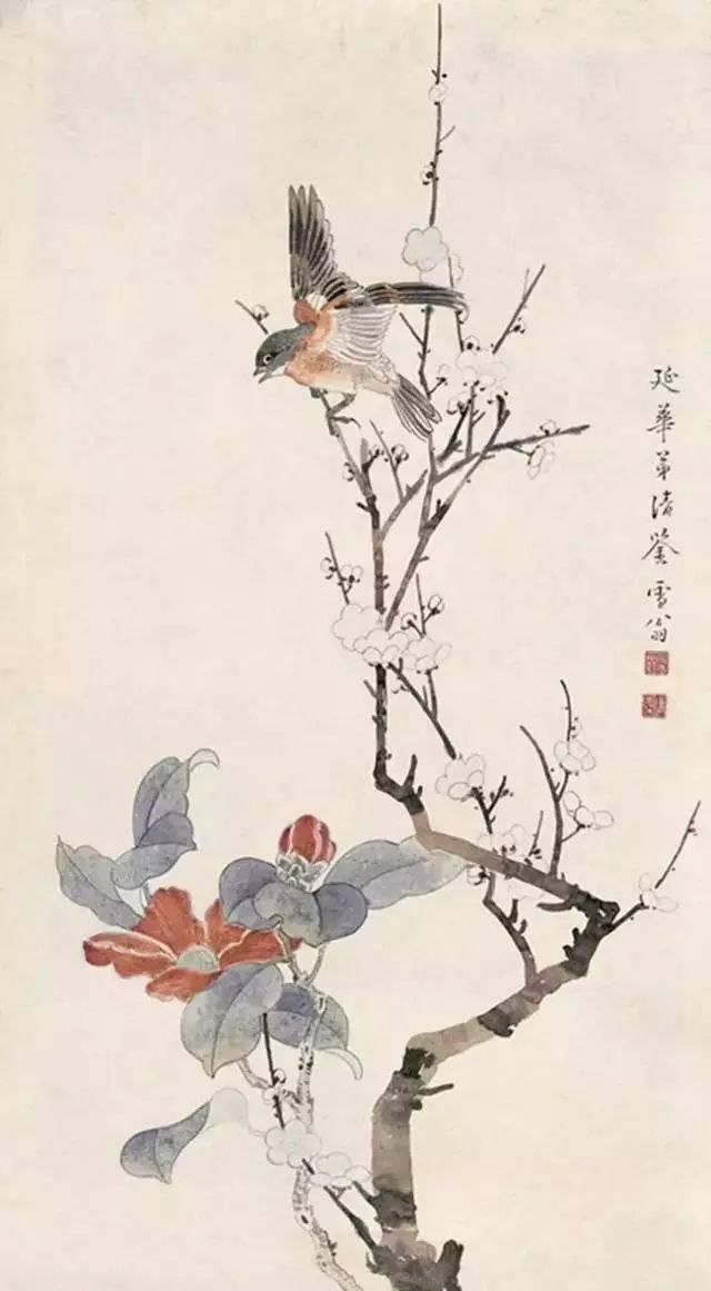  花开见佛——工笔画大师陈之佛作品