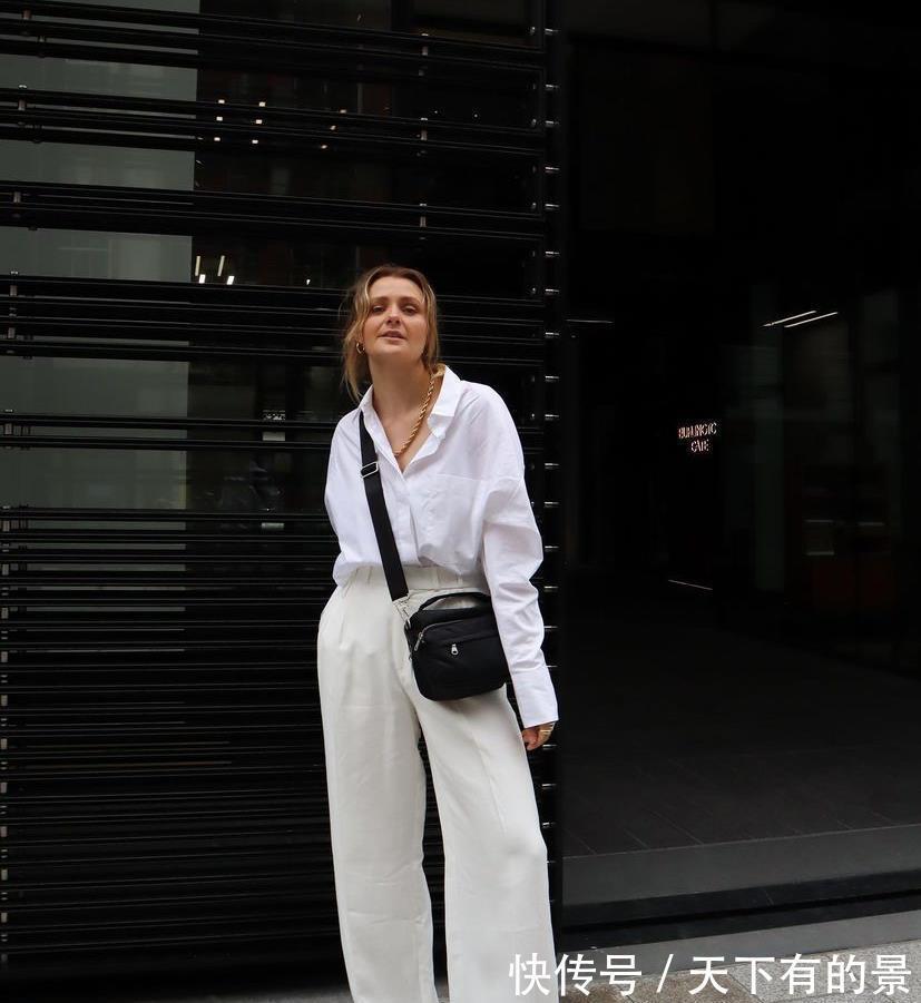 艾利|简单衬衫也能穿出迷人气质,属于职场女孩的时尚单品,必须有它