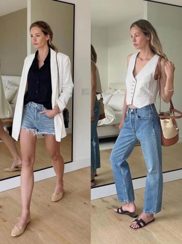 搭配|简单的基础色穿搭也可以很好看，简约又不失设计感，美得高级时髦