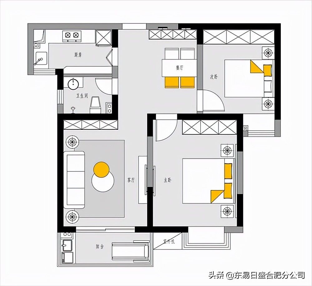案例|小户型怎样装修更有高级感？带你欣赏经典80平案例