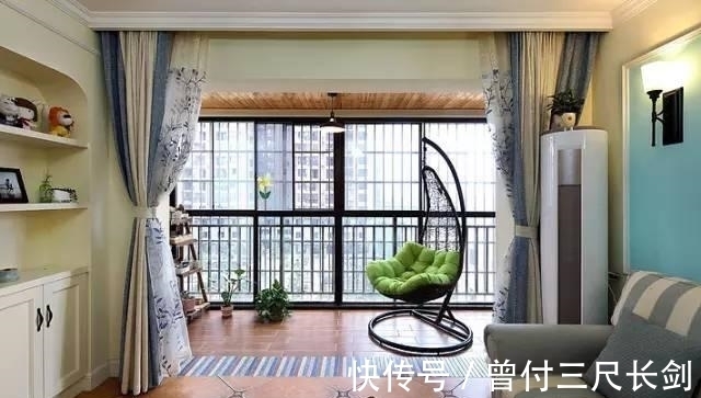客厅|头一次见客厅和阳台打通隔断这样设计
