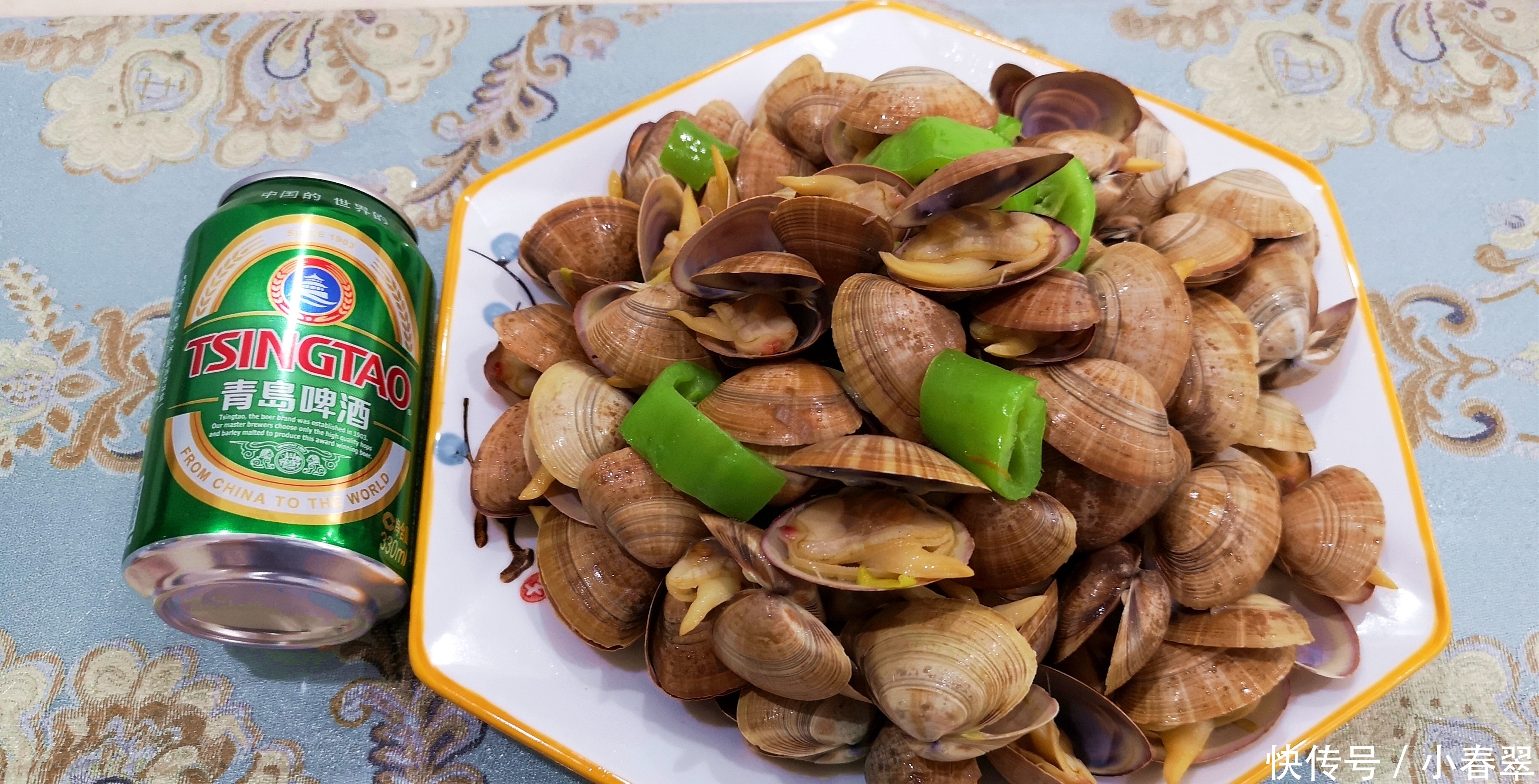 鲜嫩|花甲焯水惹争议,炒前多加一个步骤,花蛤鲜嫩无沙,味道更鲜美