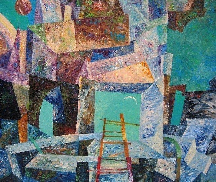 颜色#谢尔盖·雷巴克:世界的艺术家的颜色是明亮、富有表现力