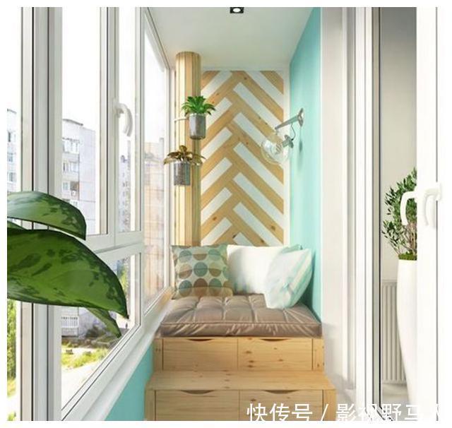 卡座|等以后买房,阳台再也不打柜子了,学他们这么设计“真香”!
