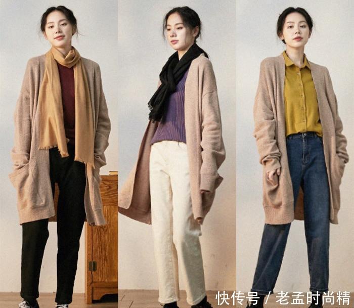 女人再懒, 也少穿小黑裤, 今年流行这5种裤子, 搭配外套特好看