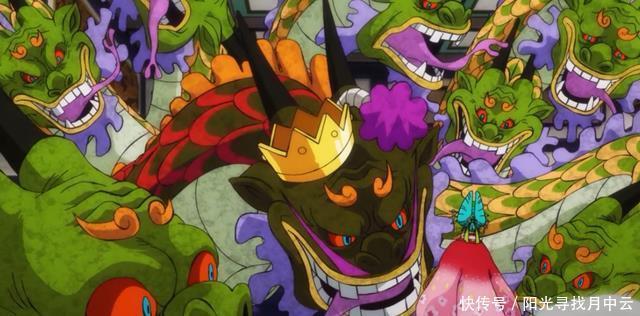 海贼王|海贼王被凯多斩首的黑炭大蛇,是否会触发八岐大蛇的特殊能力呢!