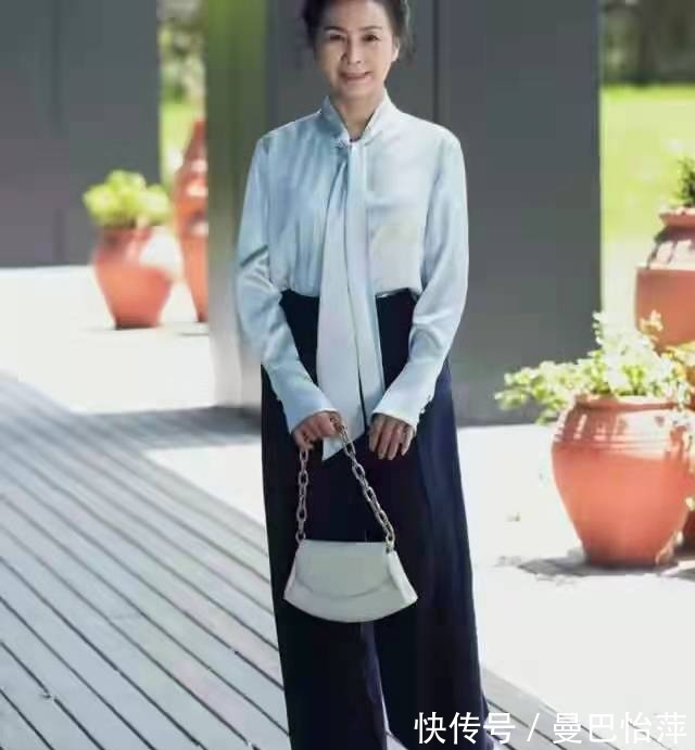 下装|50岁的微胖女人,穿衣要扬长避短,掌握这些穿搭技巧,才够美