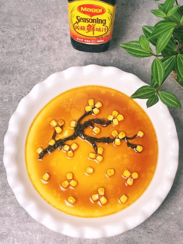 腊梅报春鸡蛋羹