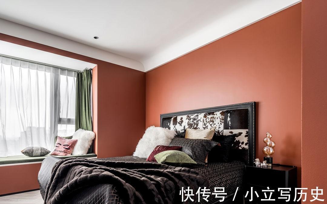 业主|红绿色搭配出雅致空间,热情活泼又张扬,不失自由和浪漫
