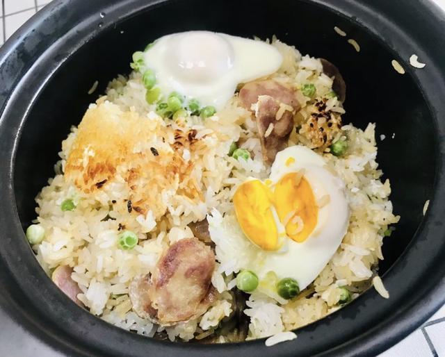 经典广式煲仔饭,上班族的小快餐,一锅出超省事