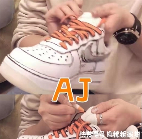 匡威 美术生手绘鞋子,匡威OK,耐克OK,看到拖鞋:买不起的样子!