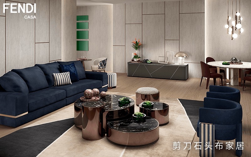 边桌|FENDI CASA,从顶级奢侈品走出来的进口家具品牌