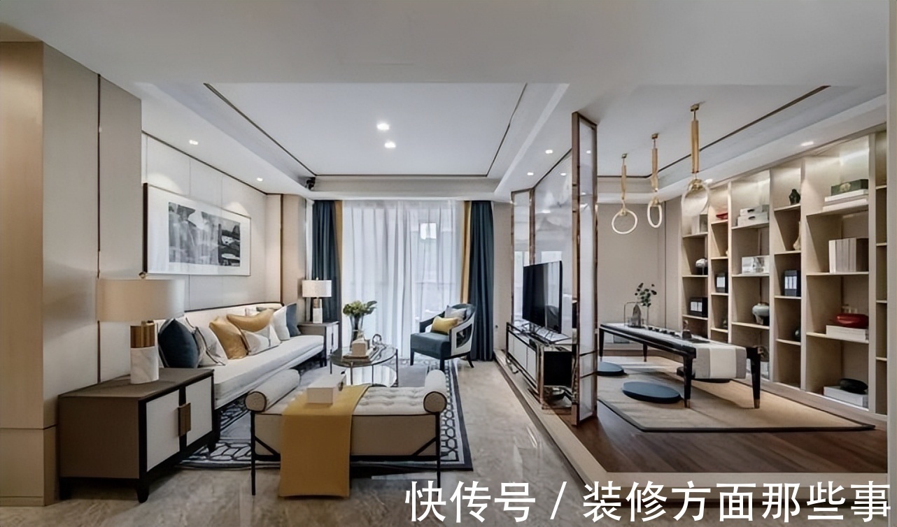 新中式|这个140平新中式,奢华又雅致!