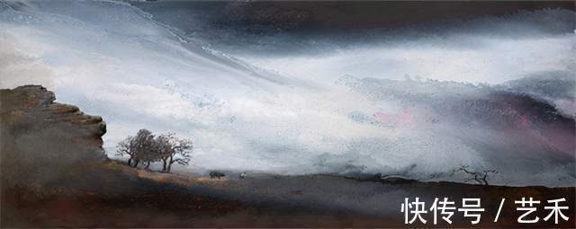 布面油画@薄云:新意象油画
