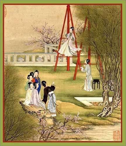 清明习俗——踏青 荡秋千