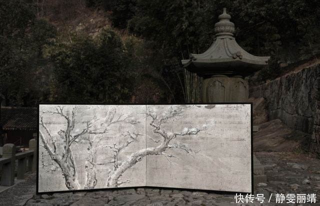 万亨|青年画家万亨:金屏风上“妙笔生花”,再现“金碧辉煌”