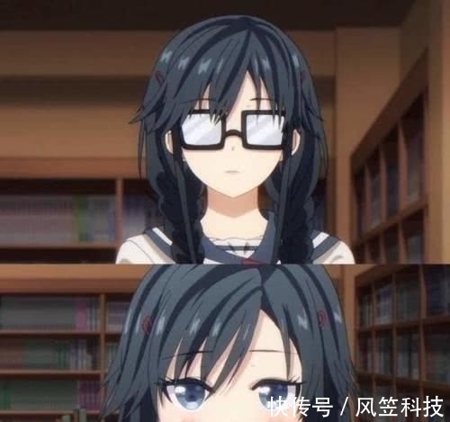 斩!赤红之瞳|动漫中一副眼镜封印了一张脸,摘掉眼镜,网友爱了,爱了
