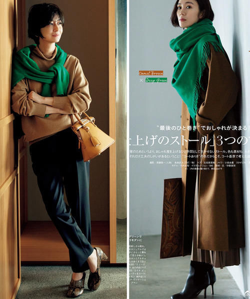 为什么女人冬天无法拒绝“焦糖色”，看看这些搭配示范吧，太美了！