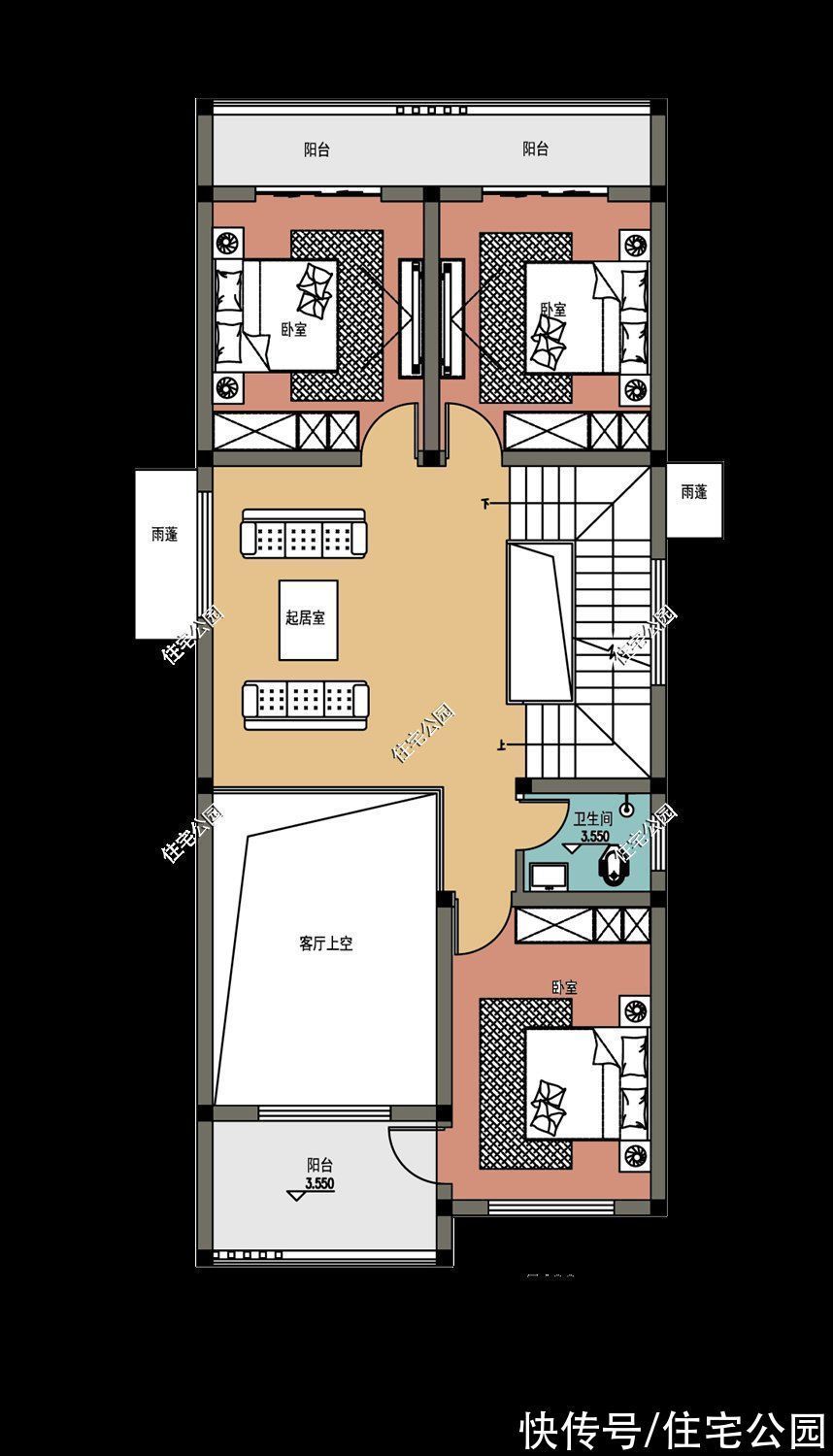 预算|面宽8米也能建出大气别墅，10套小面宽图纸，哪套更适合你家？