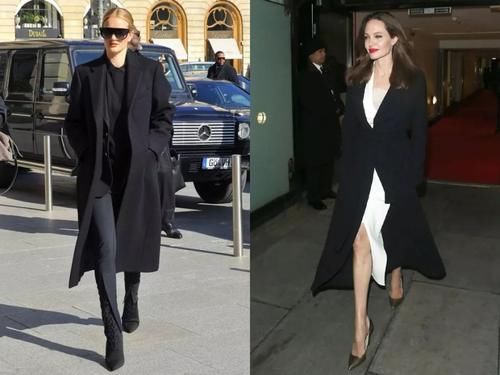 今年冬天，黑色大衣又火了！