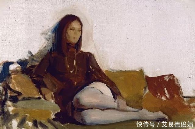 马拉加#他被指定为西班牙国王和王后的肖像画官方画师,擅长画美人