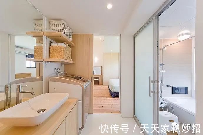 衣帽间|洗漱台外移做单间,内设洗衣房、衣帽间,这是家居界的“大局观”