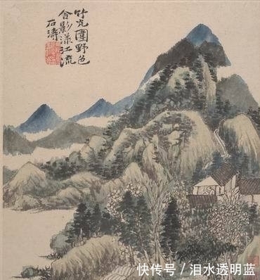 大写意|石涛山水册欣赏:烟火味很浓的小品风格,不输齐白石的大写意