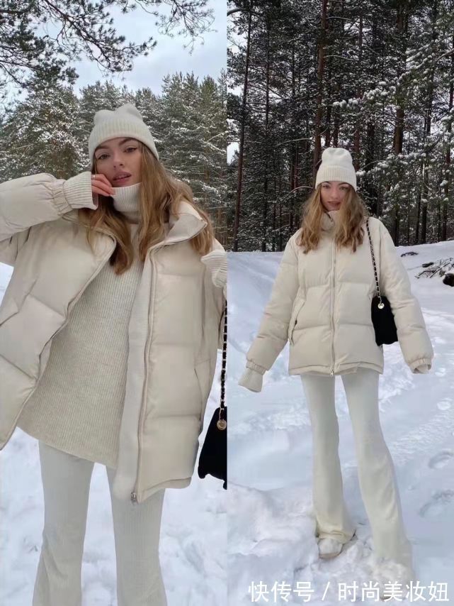 长筒靴 原来“羽绒服”也可以这么洋气,跟时尚博主学穿搭,时髦过新年