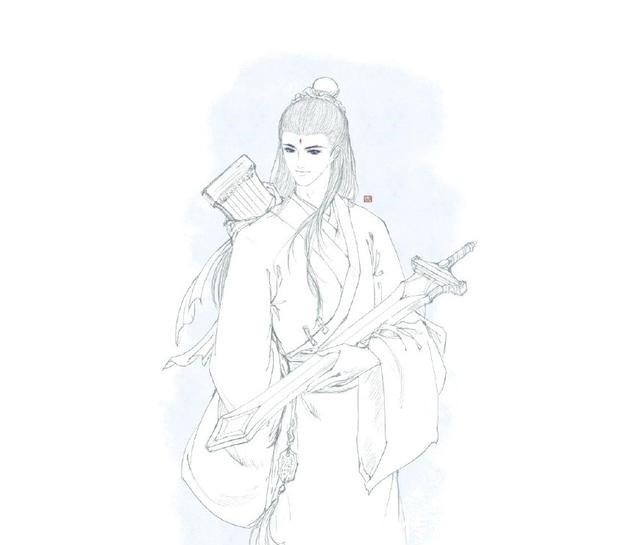 插画|11张虹猫蓝兔古风拟人化插画,虹猫帅炸了,蓝兔变绝世美女