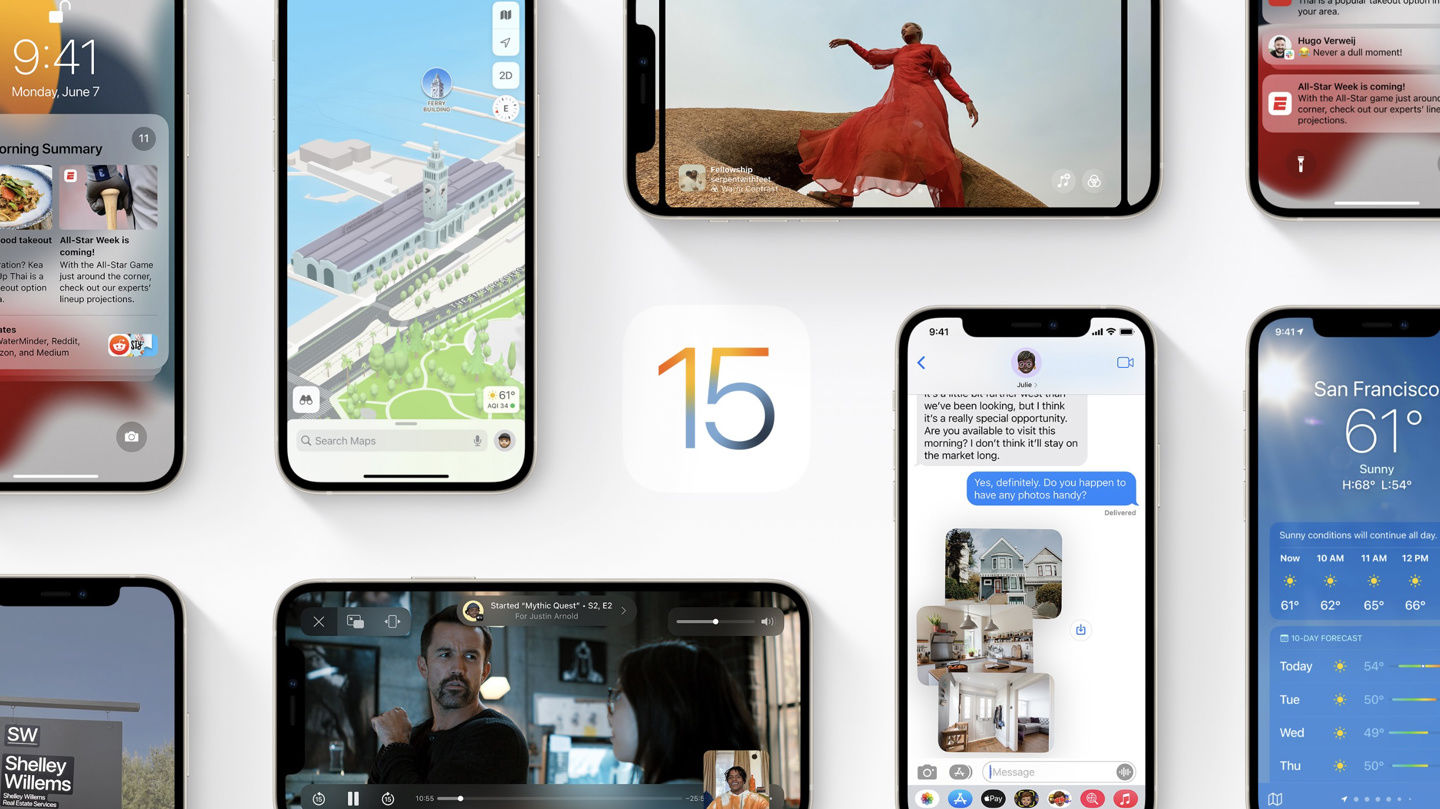 ios|苹果 iOS 15/iPadOS 15 公测版 Beta 5 发布