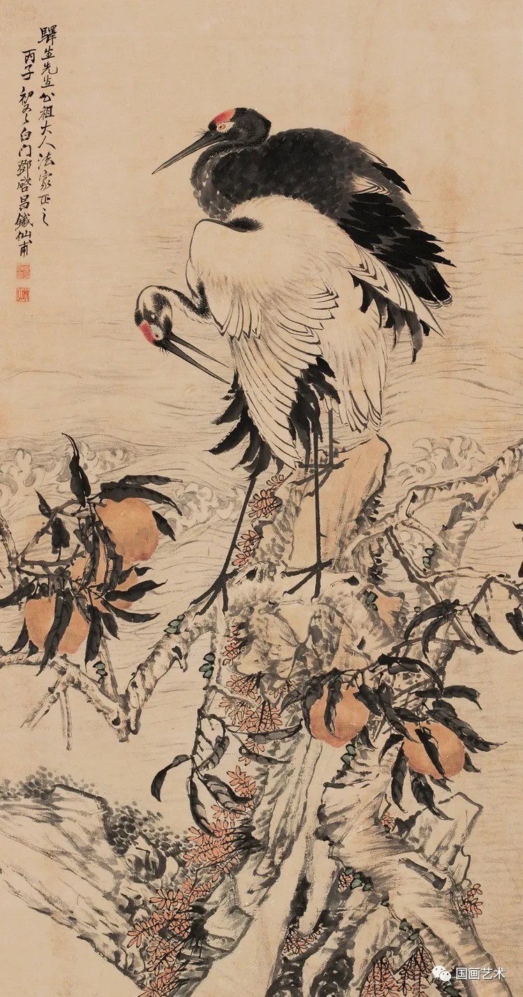 秋菊@跛道人笔下的秋菊,明媚绚丽