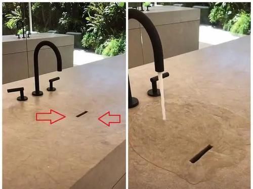 齐家美美|洗手台不装台盆,排水全靠1条缝,以后我家卫生间也要这么装!