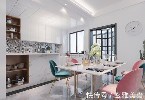 色调|100平现代风极简家，浅色系混搭设计，让整个内景充满浪漫气息