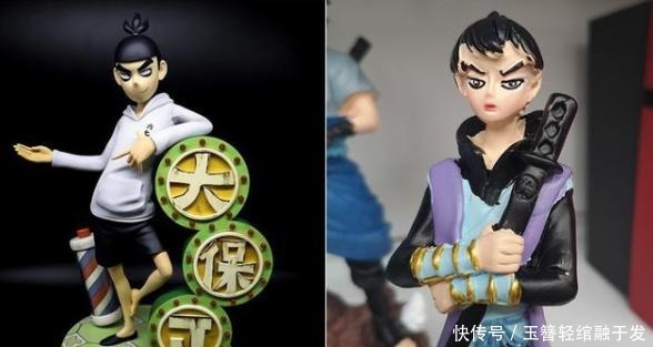 盗版|山寨手办把我丑笑了,不仅日本动漫遭殃,伍六七也没能幸免