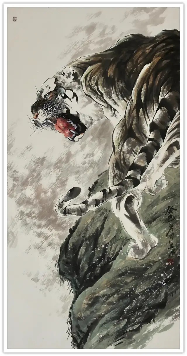 贺岁#【名家贺岁】书画家王波:2022虎年新春特刊