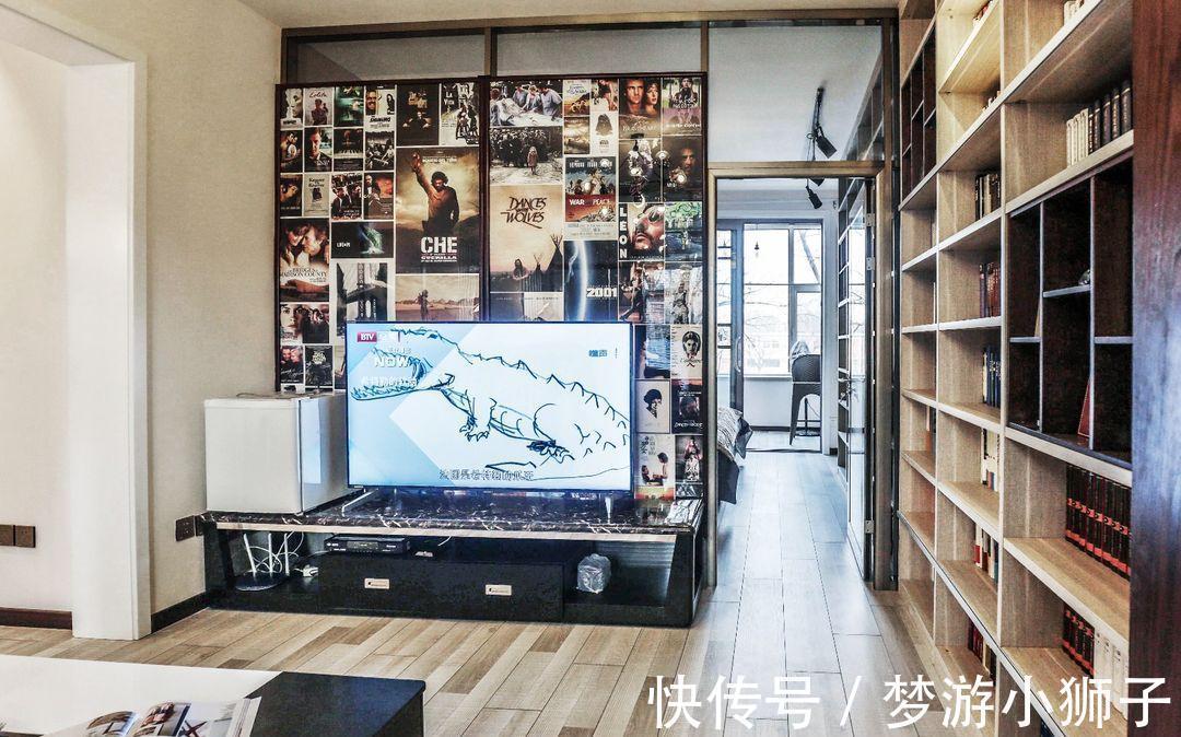 雅居|50平方米的大变身,充满书香气息和文艺氛围,打造别致雅居