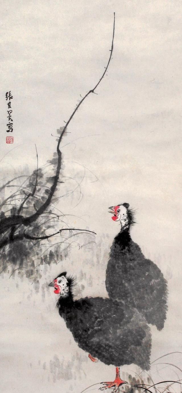 张其翼|沧海月明珠有泪——中国工笔花鸟画史上无法替代的艺术巨匠张其翼