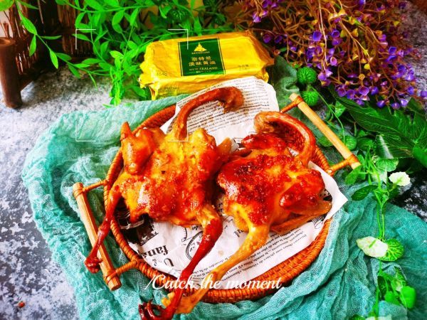 黄油|蒜香黄油烤乳鸽