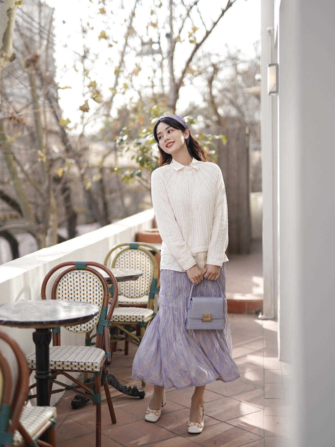 半身裙|法式浪漫文艺风,这样搭配效果更好,温柔又气质