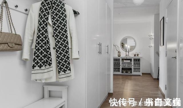 玄关|晒她66㎡小户型,全屋简约大气,只要一屋子衣柜收纳!太实用了!