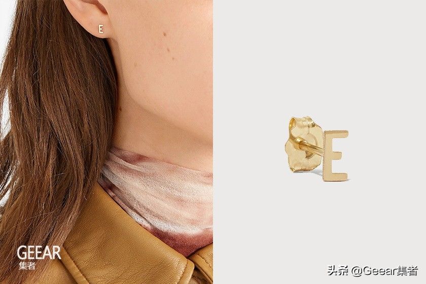 str典雅的字母项链、首饰，为造型带来低调质感美