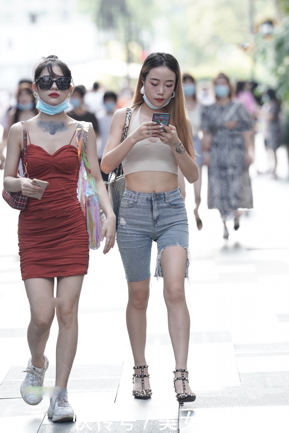 时尚|吊带配五分牛仔裤, 夏季穿着凉爽又时尚