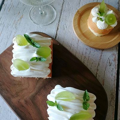 蛋糕卷|青提蛋糕卷