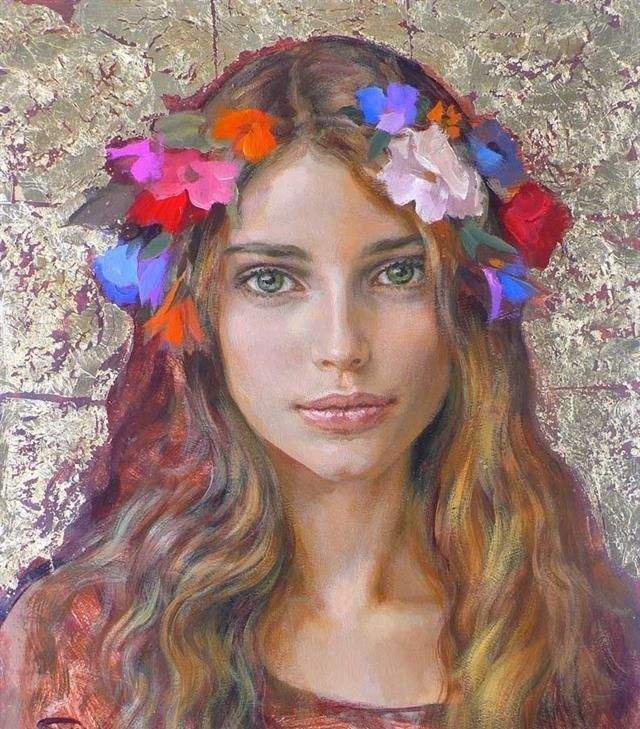 班牙!美丽的西班牙女郎英国浪漫主义画家女性人物油画欣赏