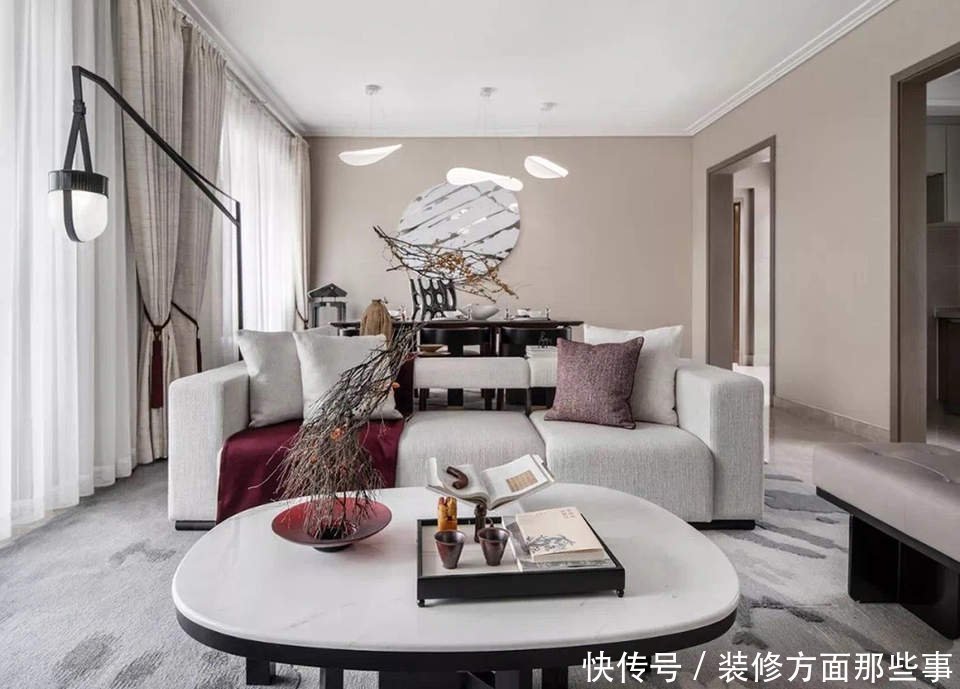 西风|161平中式三居室,无论西风如何吹,舒缓的意境还是东方专属