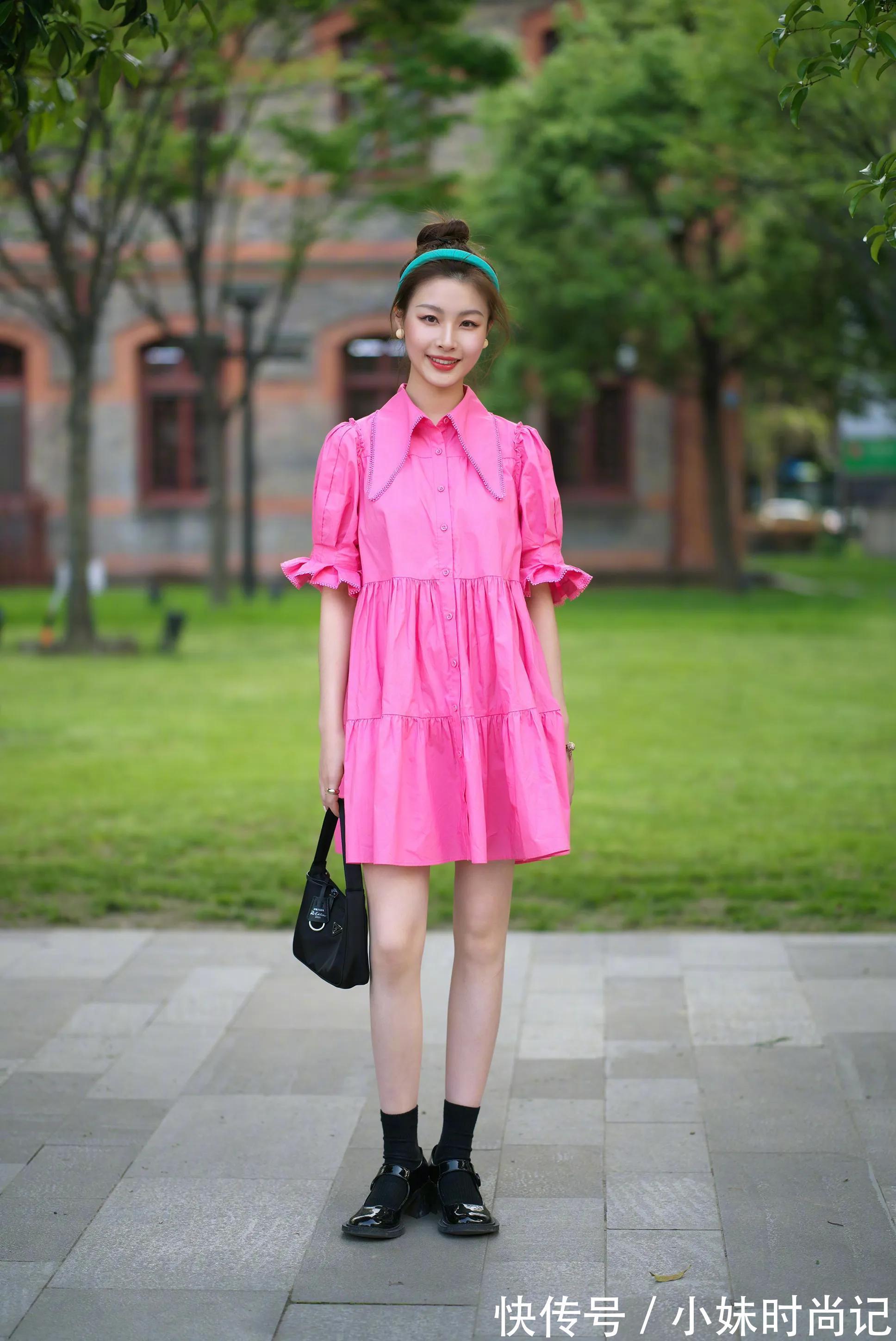 减龄|7套衬衫裙穿搭示范 时髦又减龄 通勤约会都能穿