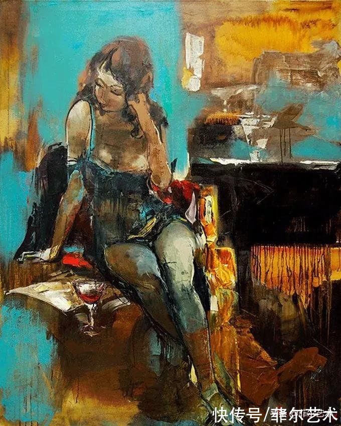 雷兹尼琴科！乌克兰著名画家谢里·雷兹尼琴科人物油画作品欣赏