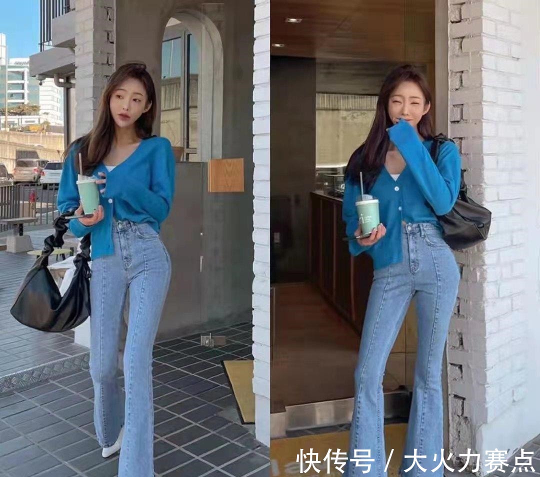 阔腿裤 教科书级别的针织开衫穿搭,掌握这4点技巧,时髦洋气!